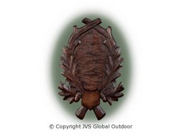 Trofee schild ree donkerbruin Artnr.119