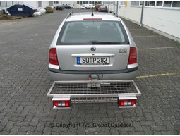 Trekhaak transporter met verlichtingsset