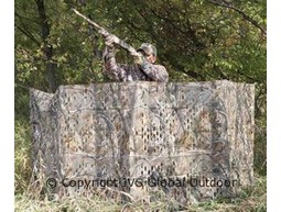 Uitschuifbaar camouflage scherm