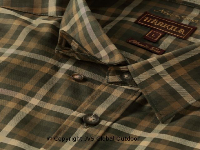 Milford shirt Willow green check