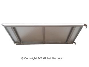 Aluminium traanplaat als oprijhulp