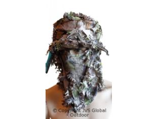 Bucket hat met gezichtsmasker green leaf
