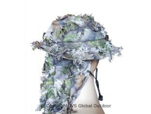 Bucket hat met gezichtsmasker green leaf