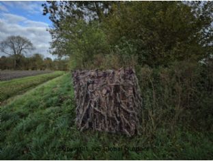 Camouflagehut 3-zijdige pop-up