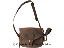 Cartridge bag in leather Shadow brown  - für 125 Patronen