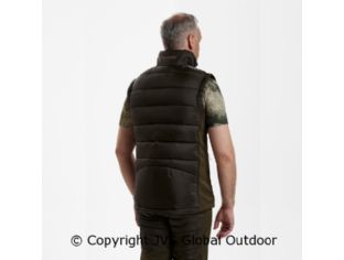 Excape Quilted Waistcoat Art Green 376