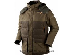 Expedition down jacket  Hunting green/Shadow brown