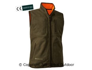 Gamekeeper Reversible Fleece Waistcoat Safety Orange 663