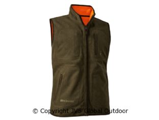 Gamekeeper Reversible Fleece Waistcoat Safety Orange 663