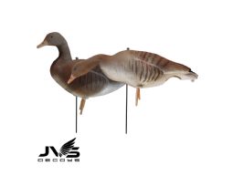 Jvs Decoys Grauwe ganzen lokkers fullbody  6 stuks (Beflockt!)
