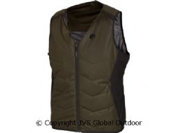 Härkila Heat v-neck waistcoat  Willow green/Black