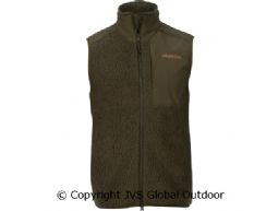 Härkila Polar fleece waistcoat Willow green