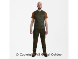 Heat Inner Waistcoat Deep Green 388 wiwith powerbank