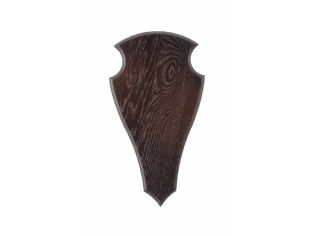 Hertenschild Eikenhout 2 - 45 x 24 cm - Donkerbruin