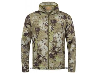  High-Quality Drain Full-Zip Midlayer Hoody HunTec Camouflage