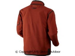 Kamko fleece Burnt orange/Shadow brown