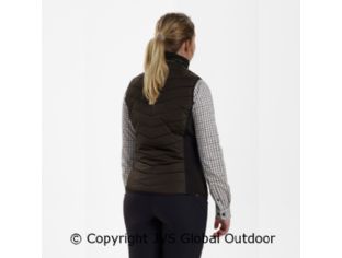 Lady Caroline Padded Waistcoat Brown Leaf 571