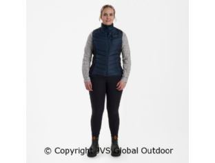 Lady Caroline Padded Waistcoat Dark Blue 786