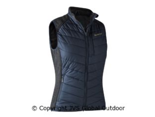 Lady Caroline Padded Waistcoat Dark Blue 786