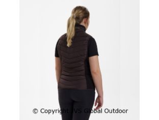 Lady Caroline Padded Waistcoat Dark Prune 477