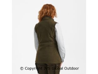 Lady Eagle Fleece Waistcoat Tarmac Green 379