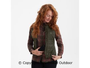 Lady Heat Inner Waistcoat Deep Green 388