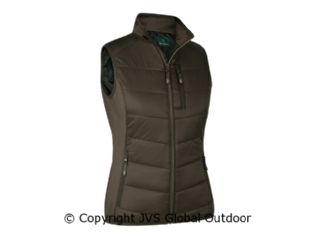 Lady Heat Padded Waistcoat Wood 585