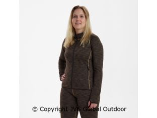 Lady Insulated Fleece Brown Melange 55479