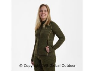 Lady Insulated Fleece Green Melange 35479
