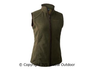 Lady Josephine Fleece Waistcoat Graphite Green Melange 371