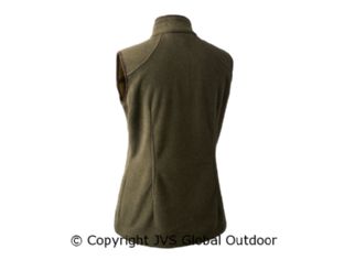 Lady Josephine Fleece Waistcoat Graphite Green Melange 371