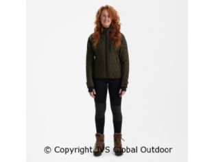 Lady Mossdale Quilted Jacket Forest Green 361