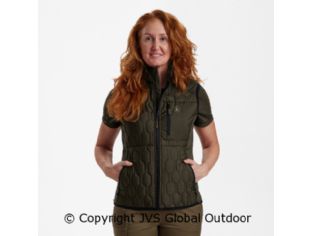 Lady Mossdale Quilted Waistcoat Forest Green 361