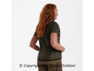 Lady Mossdale Quilted Waistcoat Forest Green 361