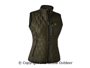 Lady Mossdale Quilted Waistcoat Forest Green 361