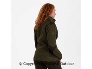 Lady Pam Bonded Fleece Jacket Graphite Green 371