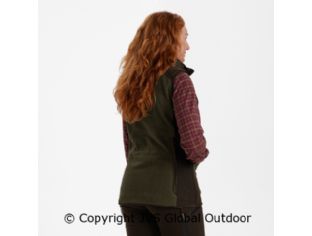 Lady Pam Shooting Waistcoat  Graphite Green 371