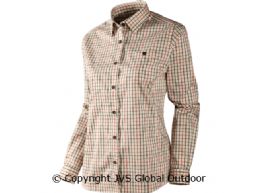 Lancaster Lady L/S shirt Red check