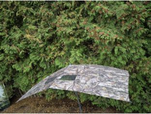 Lichtgewicht camouflage paraplu GROOT