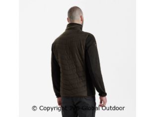 Moor Padded Jacket with knit Brown Leaf 571