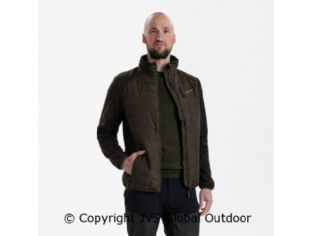 Moor Padded Jacket with knit Brown Leaf 571