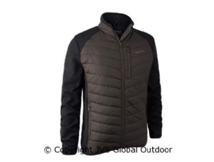 Moor Padded Jacket with knit Brown Leaf 571