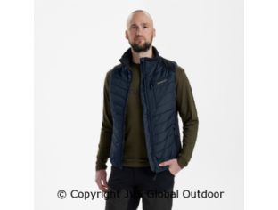 Moor Padded Waistcoat with knit Dark Blue 786