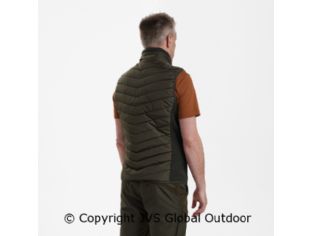 Moor Padded Waistcoat with knit Timber 393