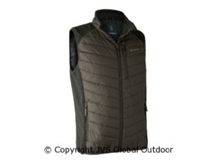 Moor Padded Waistcoat with knit Timber 393