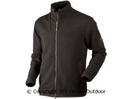 Norja HSP full zip cardigan Shadow brown melange