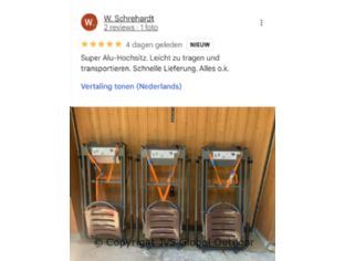 Aluminium hoogzit