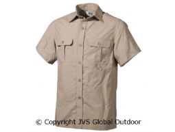 Outdoor Shirt, korte mouwen, khaki