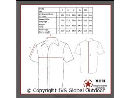 Outdoor Shirt, korte mouwen, khaki