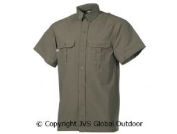 Outdoor Shirt, korte mouwen, olijfgroen